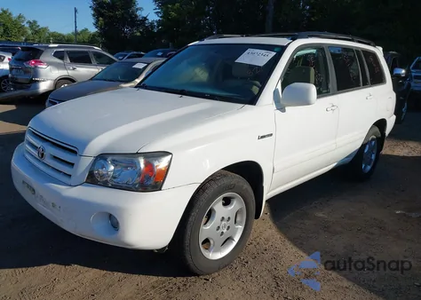 2006 Toyota Highlander Limited V6 из США, поврежденный, VIN JTEDP21A160098072